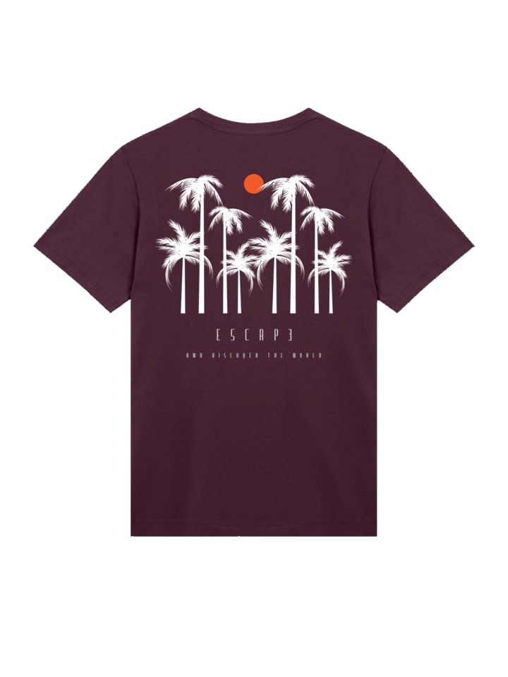 

Футболка Escape Discover the World Palm Trees в бордовом цвете F4NT4STIC, Красный, Футболка Escape Discover the World Palm Trees в бордовом цвете F4NT4STIC