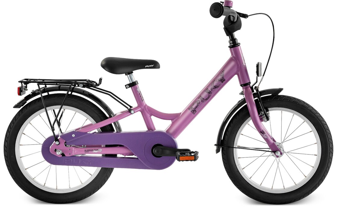 Детский велосипед Puky Youke 16 - 16 дюймов - Y-Form - 2025, цвет Lila|perky purple — фото 2