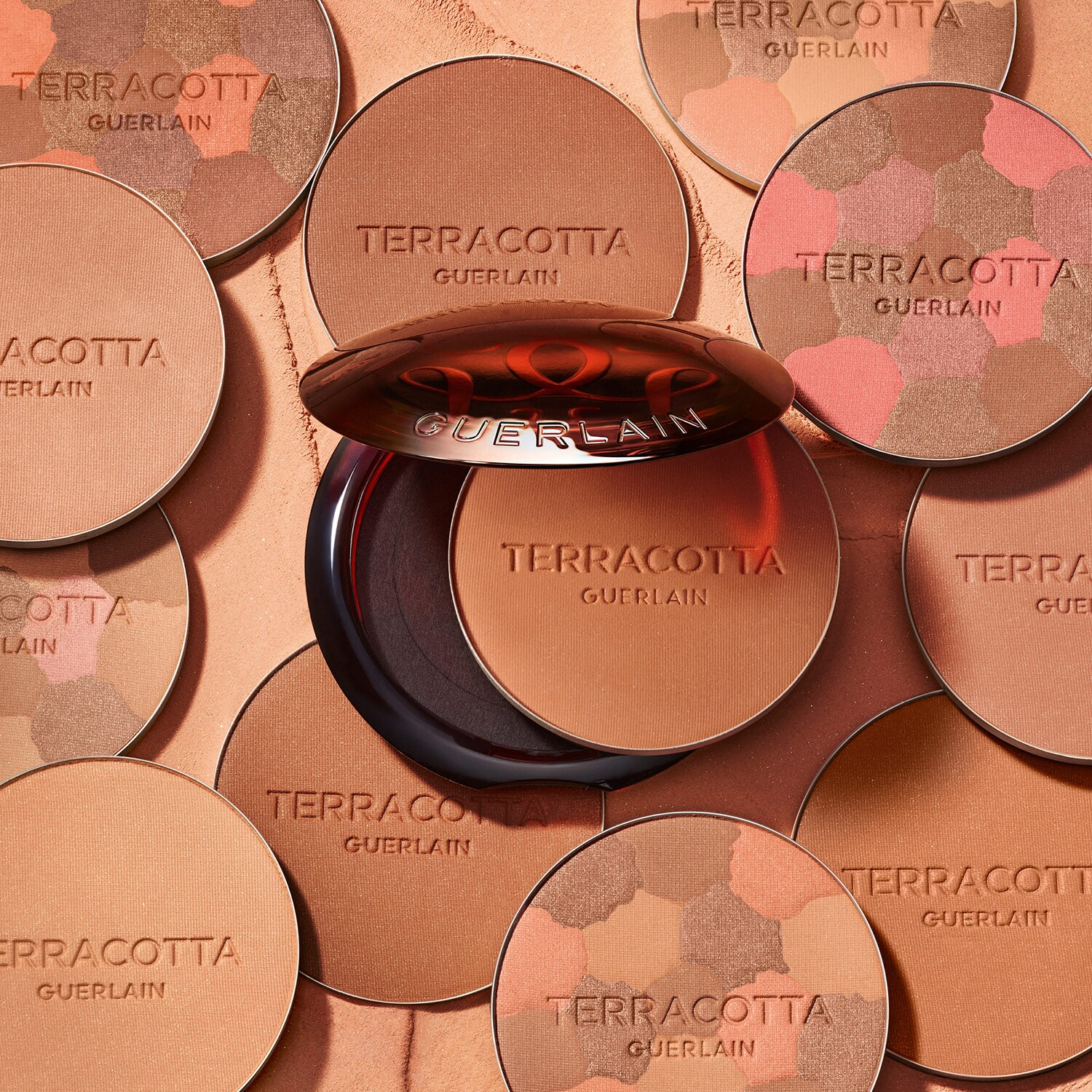 Бронзирующая пудра для сияния Terracotta Light Guerlain, 05 Foncé Doré (10 g) — фото 3