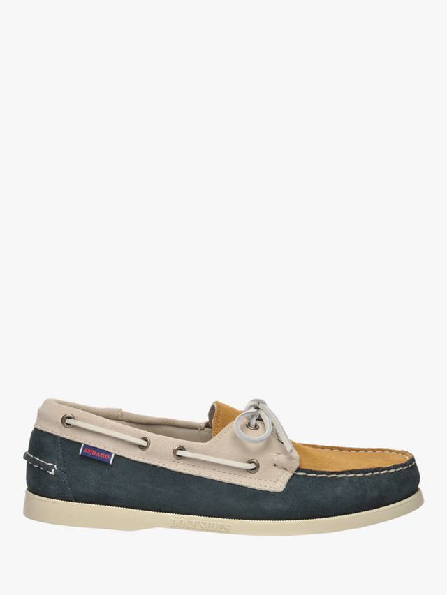 

Dockisde Portland Jib замшевые лодочные туфли Sebago, Navy/Multi