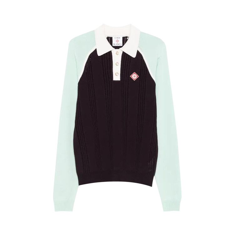 

Поло Casablanca Sporty Long-Sleeve Polo, Purple