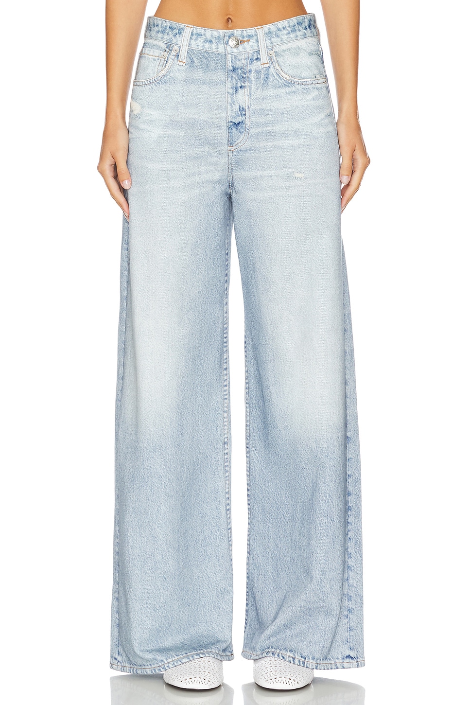 

Брюки с широкими штанинами до щиколотки Miramar sofie Rag & Bone, meadow blue