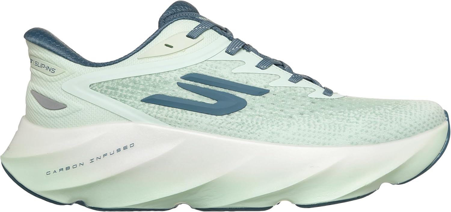 Мужские слипоны Skechers Aero Burst без шнурков, шалфейный — фото 2