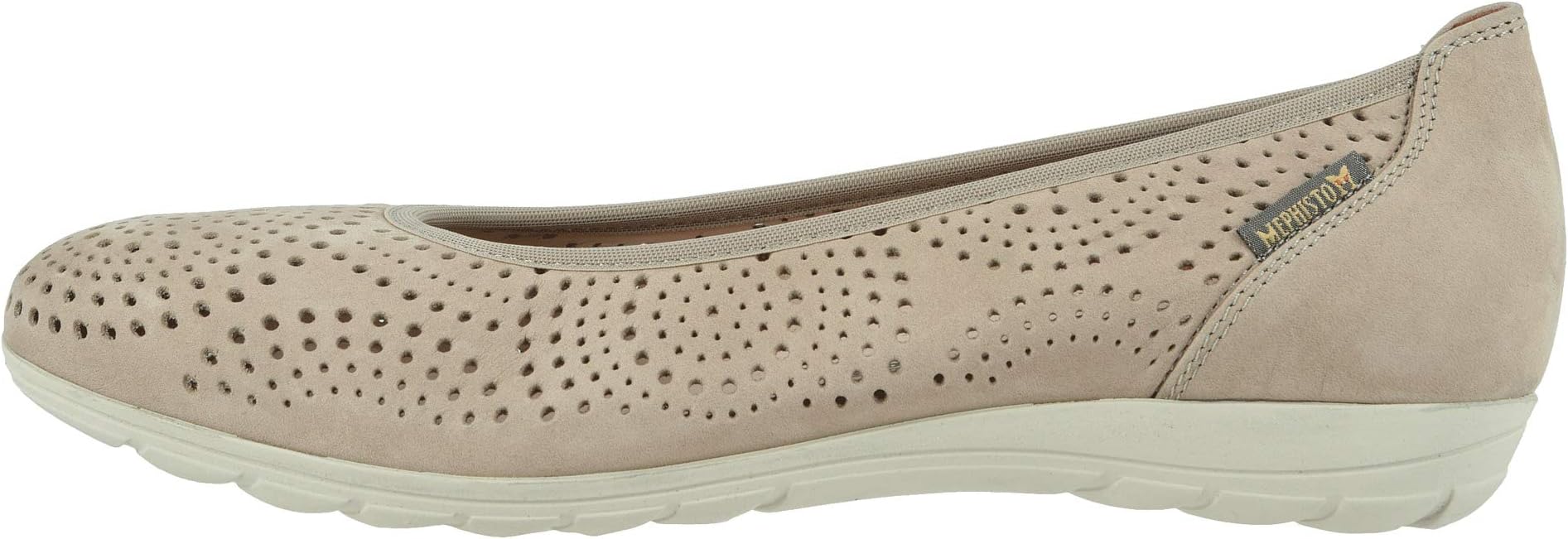 Балетки Mephisto Women's Elsie Perf, Light Taupe Bucksoft — фото 4