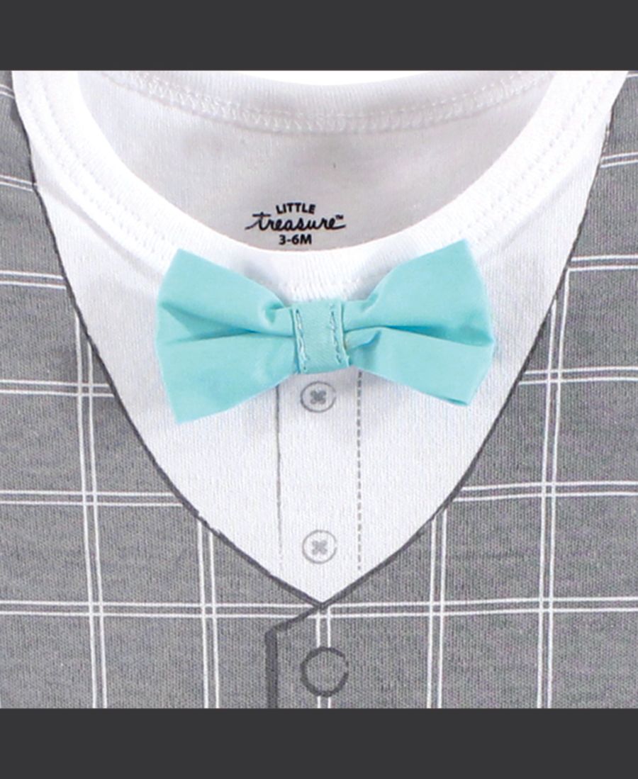 Хлопковые комбинезоны Treasure Everyday на кнопках Little Treasure, Well dressed — фото 2
