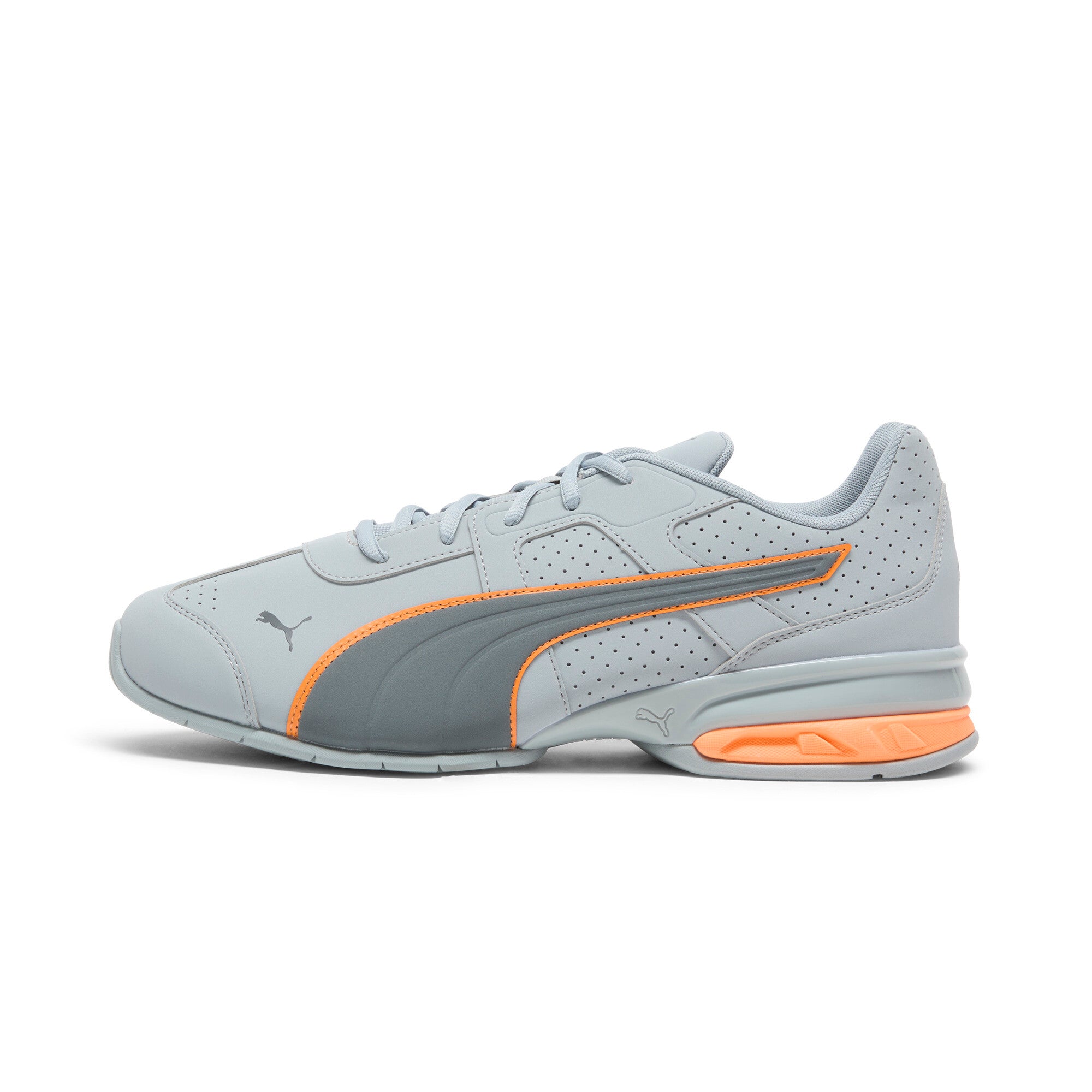 

Кроссовки PUMA Tazon 7 Evo для бега, цвет cool mid gray/heat fire