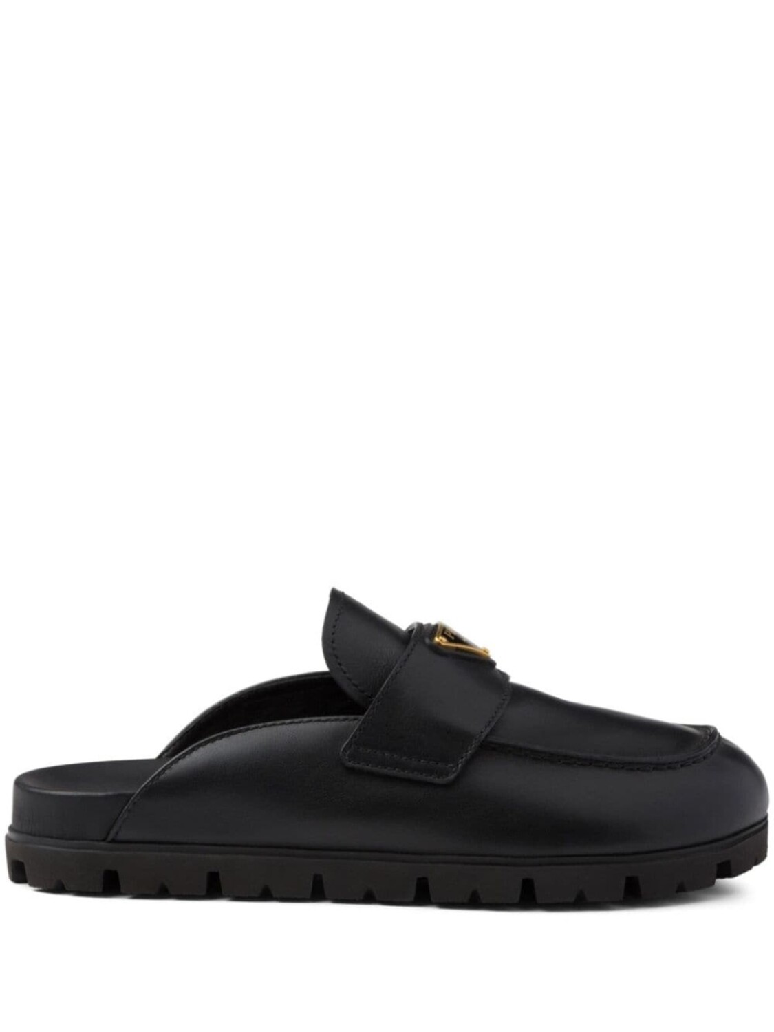 

Prada мюли с логотипом, черный