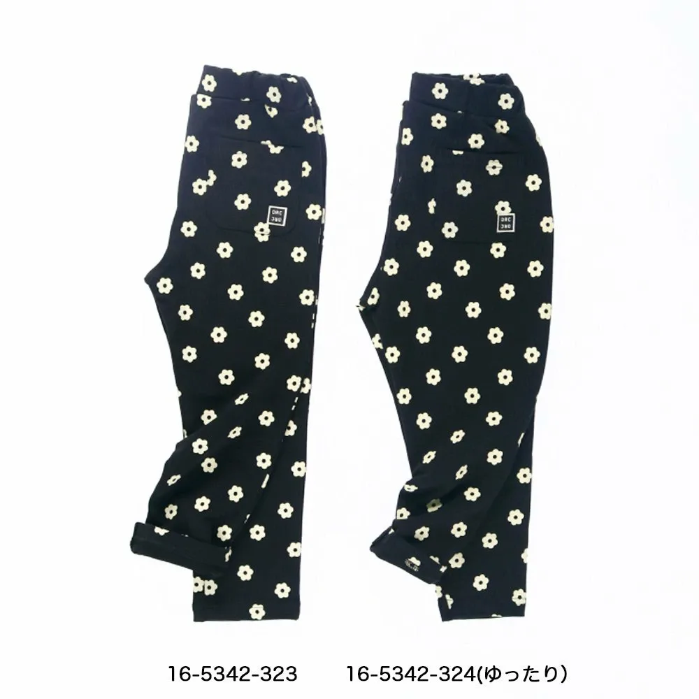 Длинные брюки свободного кроя, сшитые по фигуре. Branshes, 91_Black_Floral Pattern — фото 2