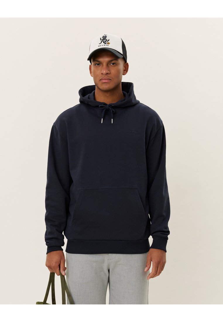 

Толстовка с капюшоном CREW HOODIE Les Deux, темно-синий