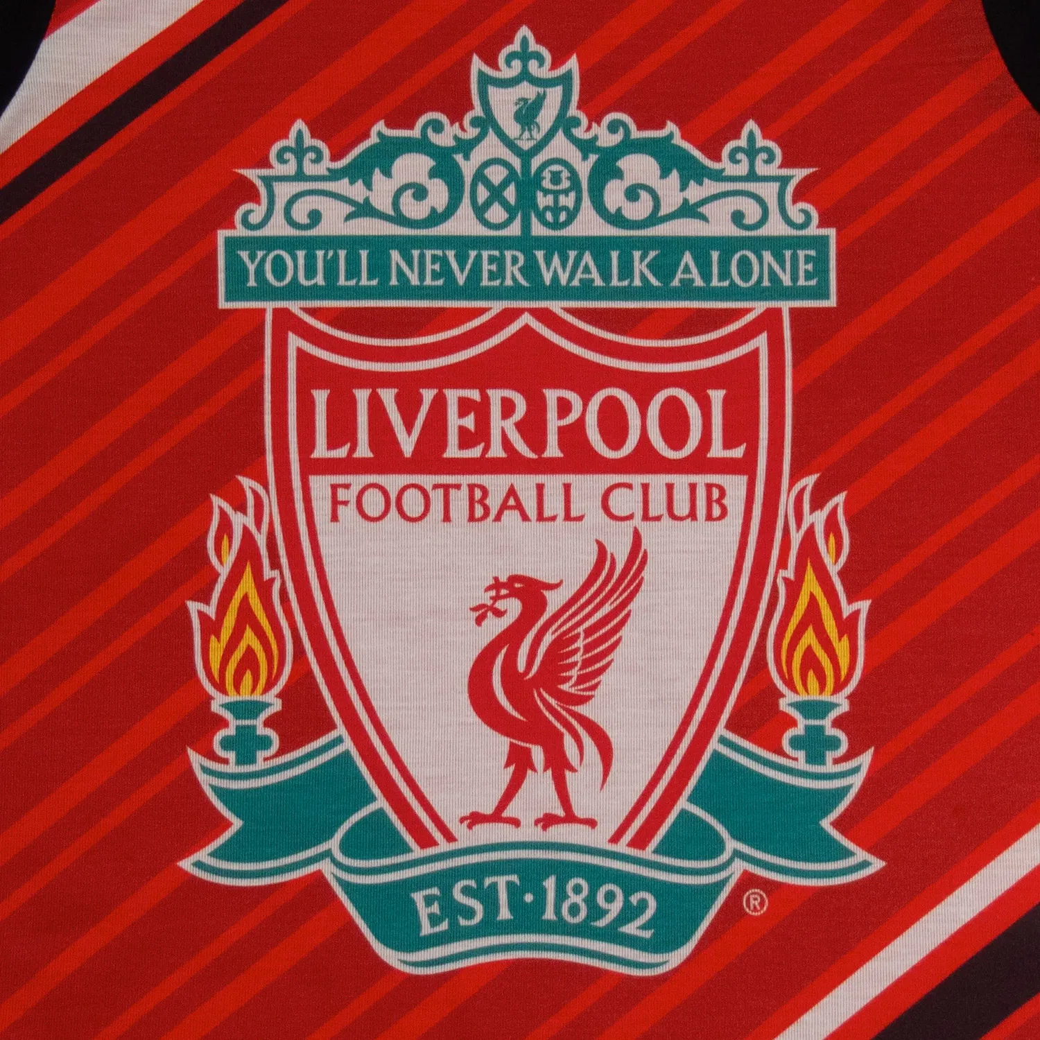 Детская пижама с принтом Liverpool FC, красный — фото 4
