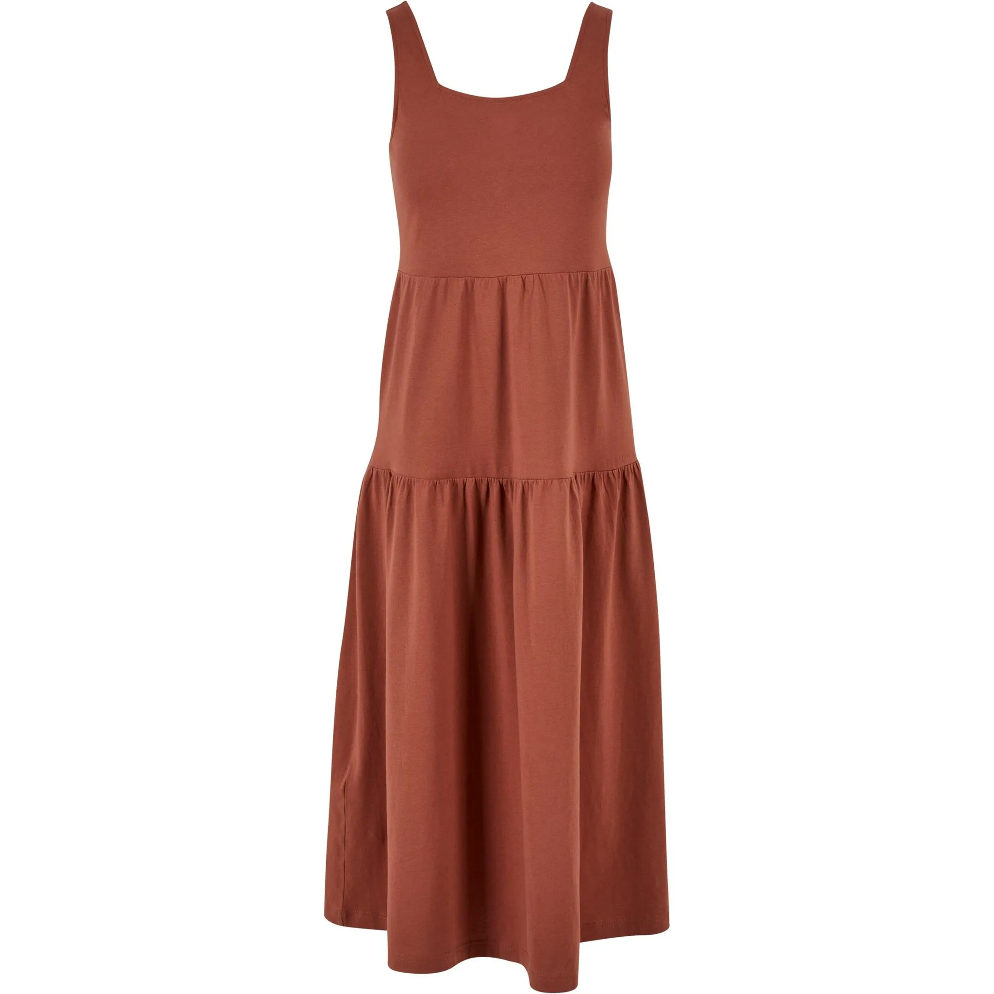 

Платье-рубашка URBAN CLASSICS " Urban Classics Women's Ladies 7/8 Long Valance Summer Dress" (1 шт.), терракотовый