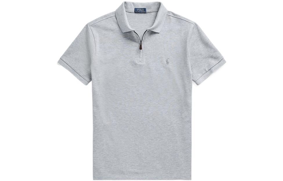 

SS22 Футболка поло мужская серая Polo Ralph Lauren
