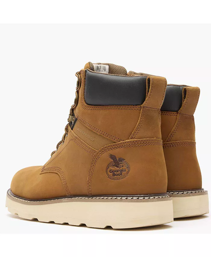 Мужские рабочие ботинки Core 37 Wedge Steel Toe Waterproof Georgia Boot, коричневый — фото 3
