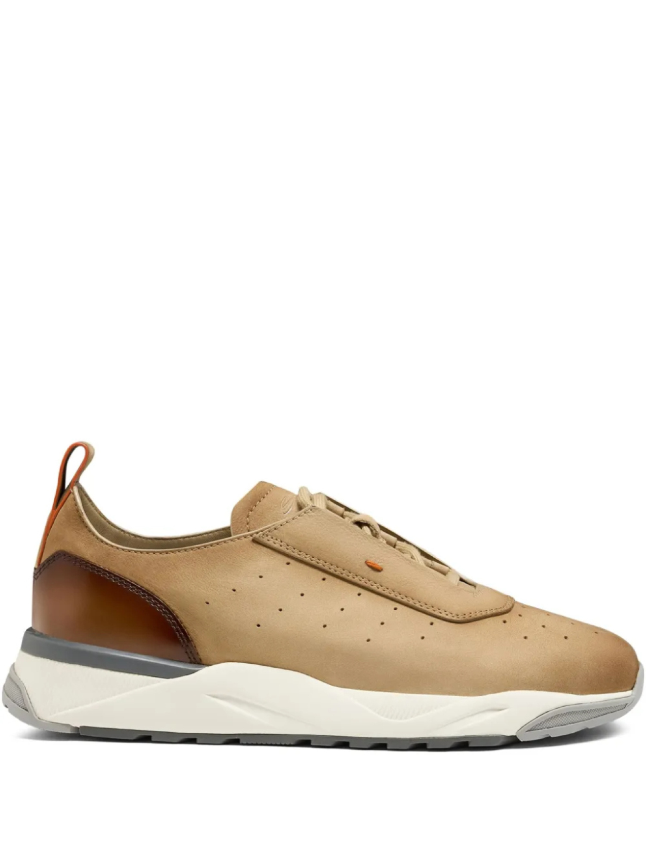 

Кожаные кроссовки Santoni, нейтральный