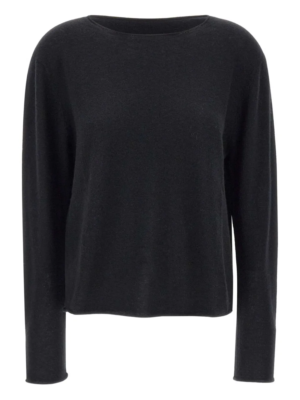 

Кашемировый свитер с круглым вырезом Hemisphere, черный