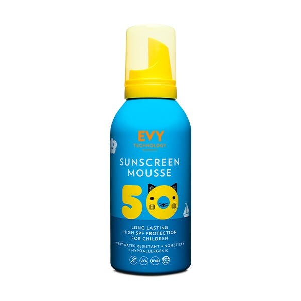 

Солнцезащитный мусс для детей Spf50 150 мл Evy Technology