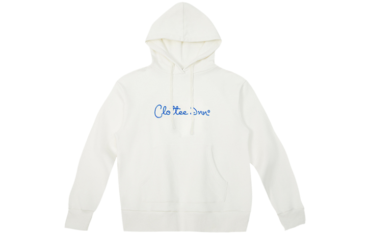 

Толстовка унисекс с капюшоном, средней толщины, стандартного размера Clot, белый