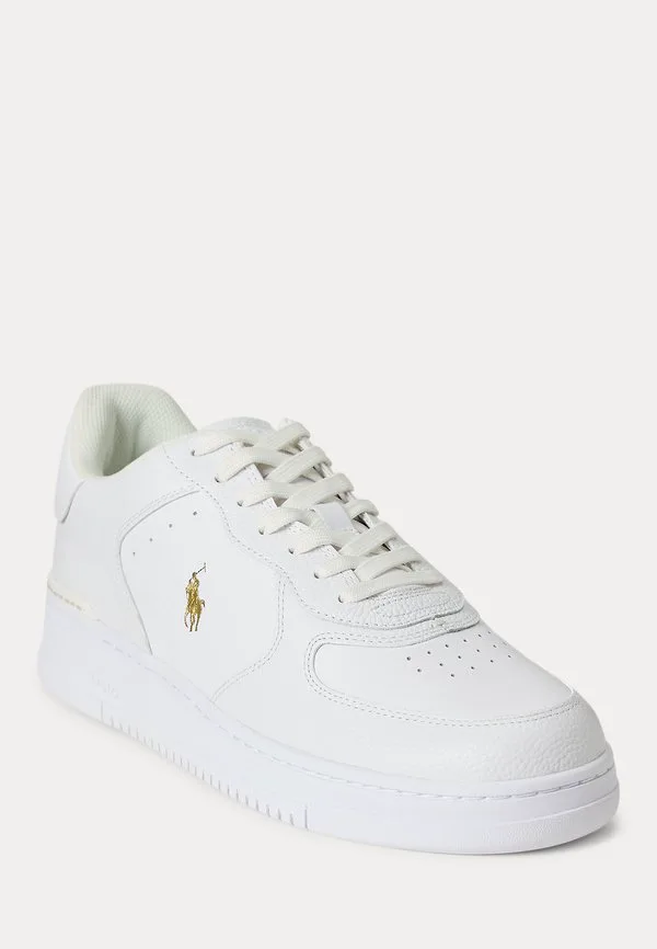 Кроссовки masters со шнуровкой Polo Ralph Lauren, White/Gold-Coloured — фото 2