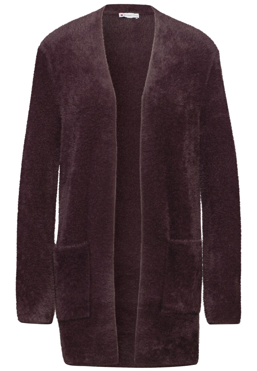 

Вязаный кардиган STREET ONE Knit Cardigan, бордовый