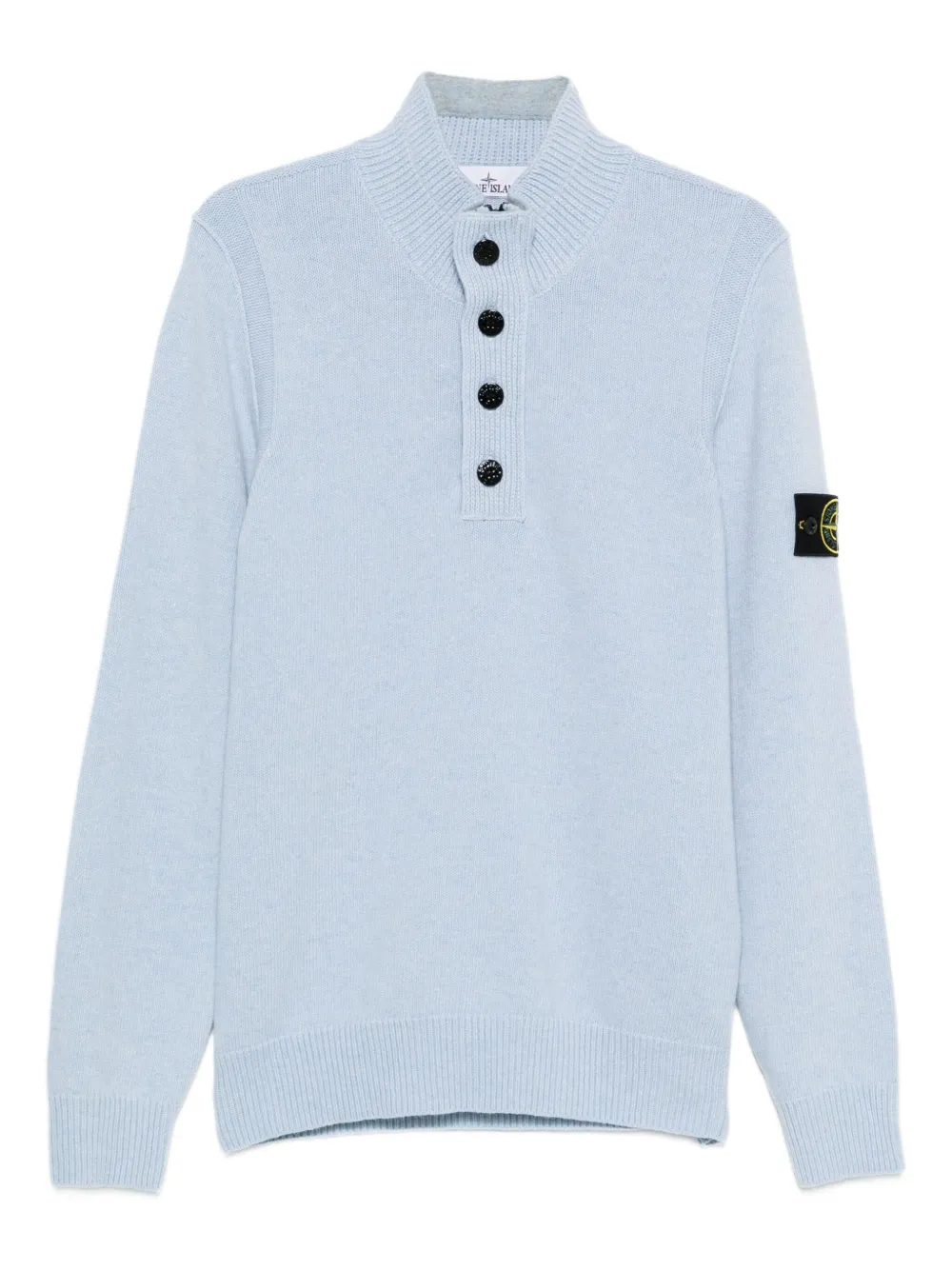 

Свитер с высоким воротником Stone Island, синий
