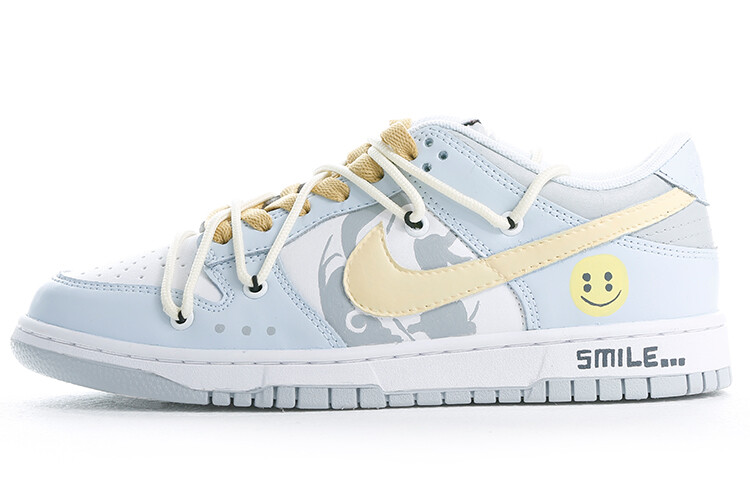 

Кроссовки Nike Dunk Skateboard Shoes Men Low-Top Blue Yellow