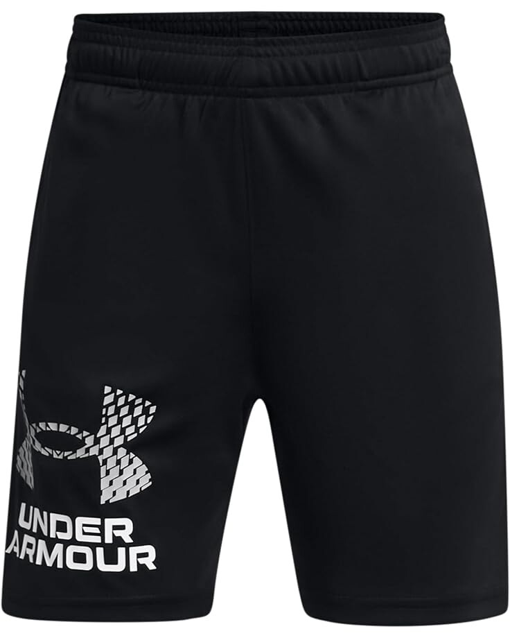 

Шорты Under Armour Kids Tech Logo Shorts, цвет Black/Mod Gray