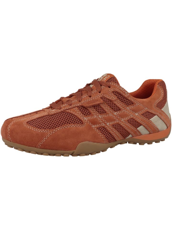 Кроссовки на шнуровке Geox Sneaker low U Snake Original A, красный — фото 4