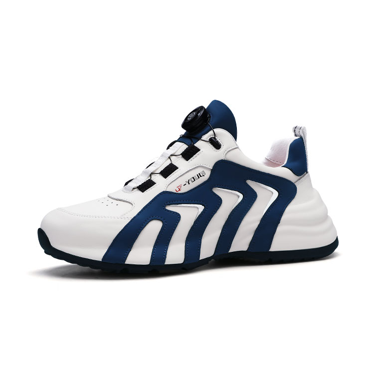 

Износостойкие амортизирующие кроссовки Mid-Top Chunky для мужчин U7, 1818859 белый синий