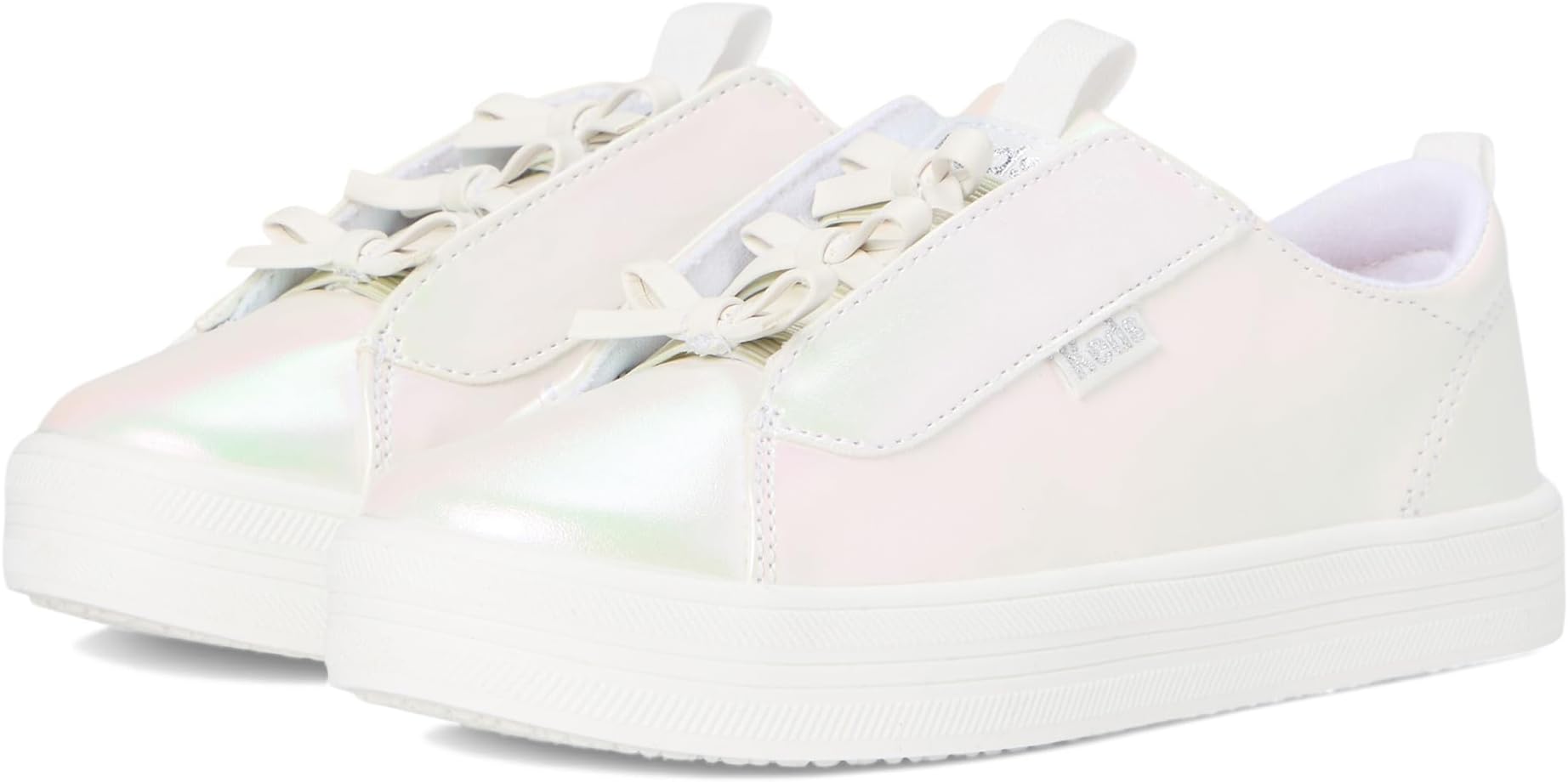 

Кроссовки Keds Kids Kara Slip-On Bows, White Pearlized
