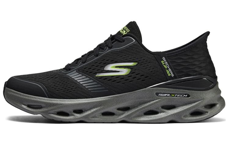 

Skechers Низкие повседневные кроссовки для бега, мужские, черно-серые