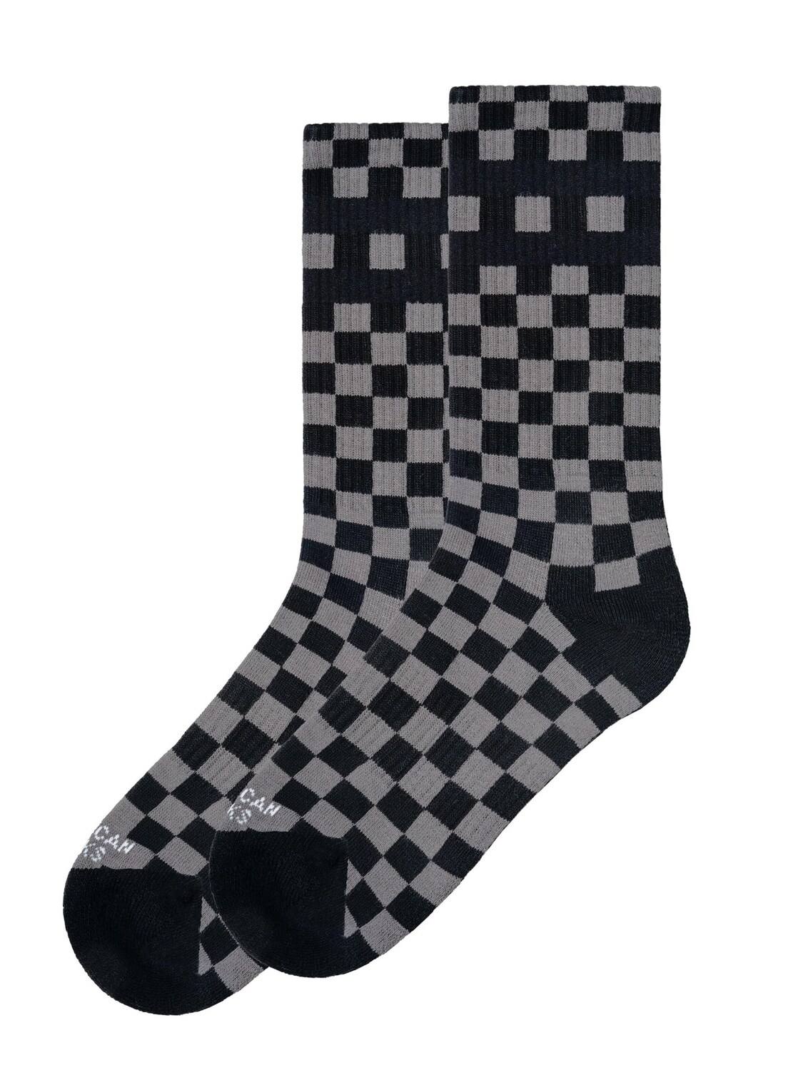 

American Socks Носки 'Checkerboard' в черном цвете