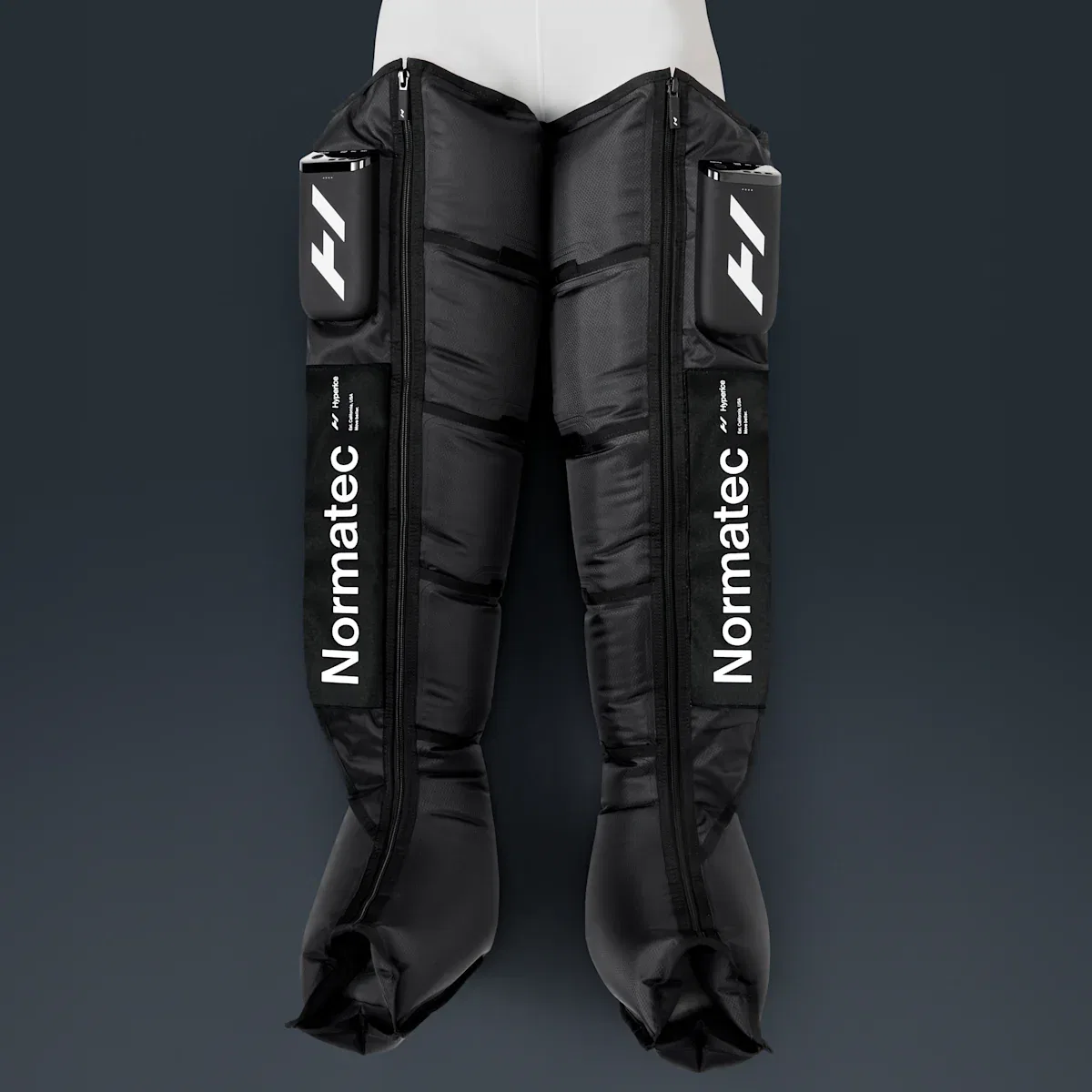 Универсальные компрессионные сапоги Hyperice Normatec Elite Legs Dynamic Air Nike, черный
