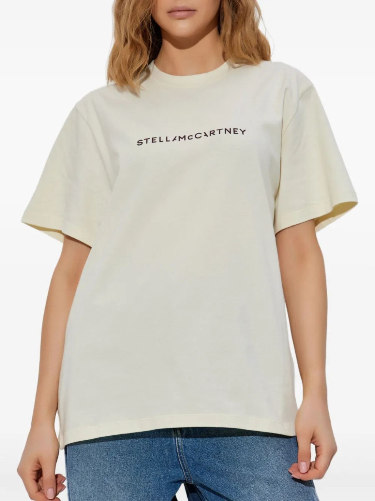 Футболка Stella McCartney из органического хлопка, нейтральный — фото 3