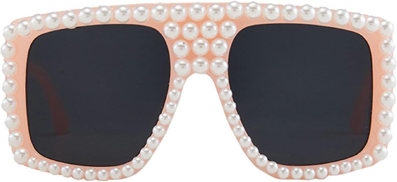 

Квадратные солнцезащитные очки с жемчужным блеском для женщин, роскошные винтажные большие квадратные солнцезащитные очки для вечеринок и фестивалей, блестящие солнцезащитные очки N47 mincl, Pink Gray