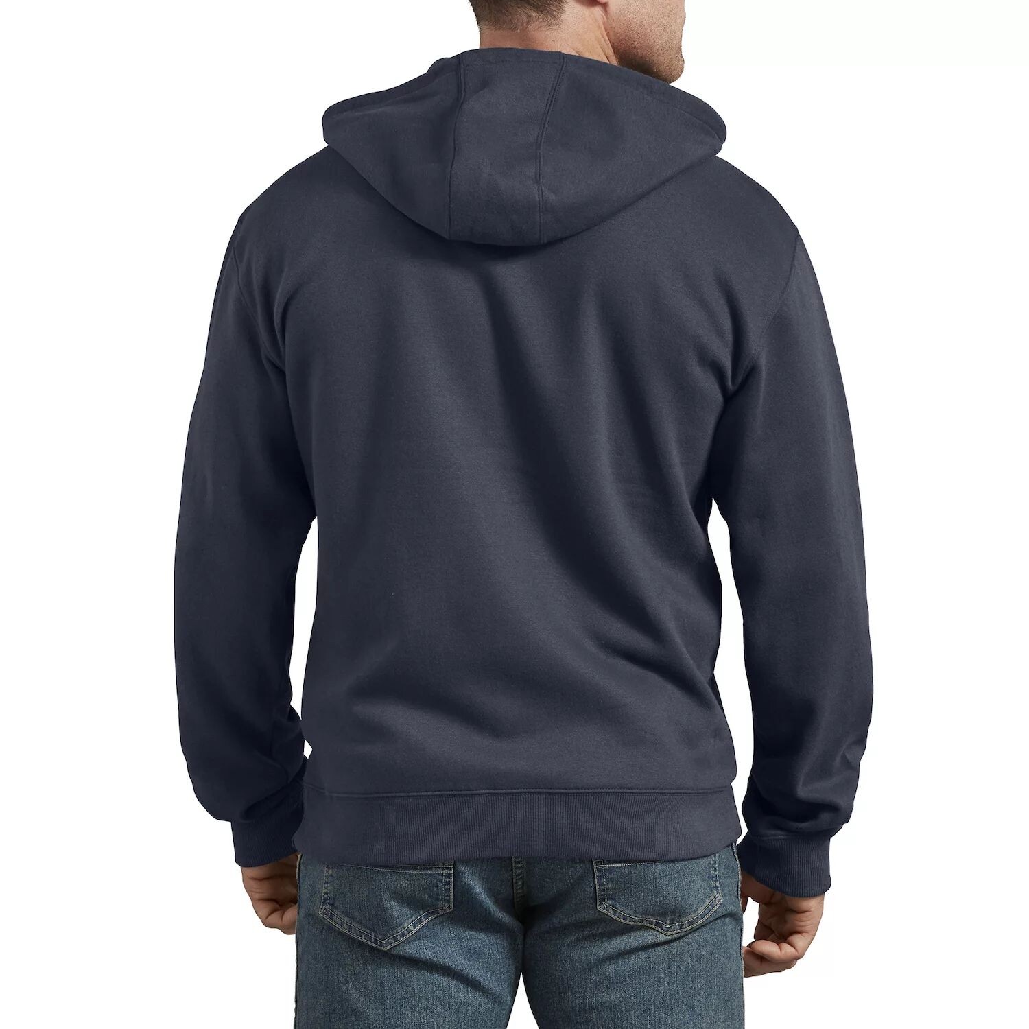 

Мужская флисовая толстовка с застежкой сбоку Dickies, темно-синий