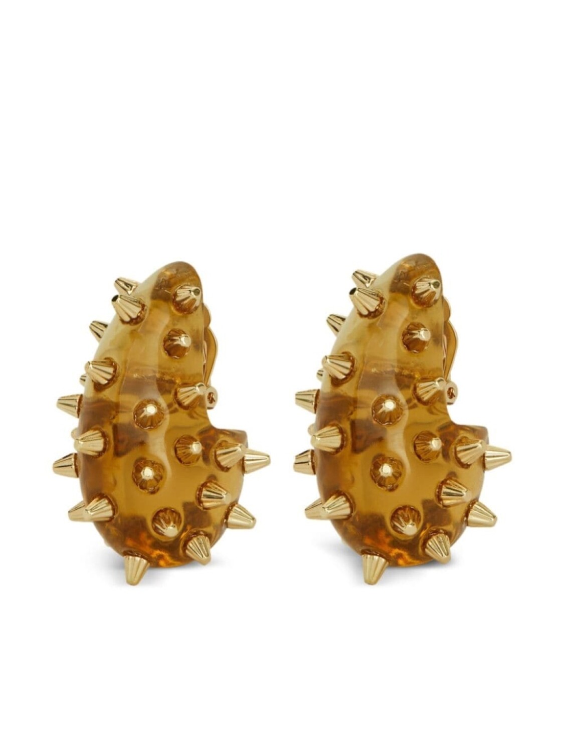 

Серьги Spiked Wave Tory Burch, золотой