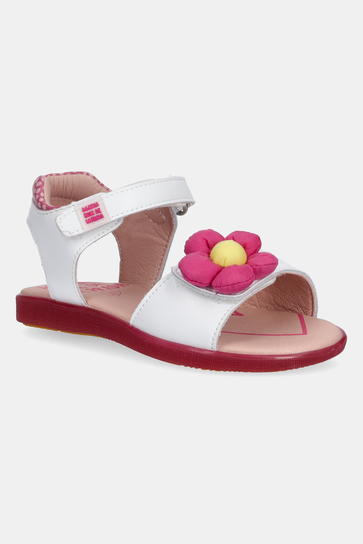 

Детские кожаные сандалии Agatha Ruiz de la Prada, белый