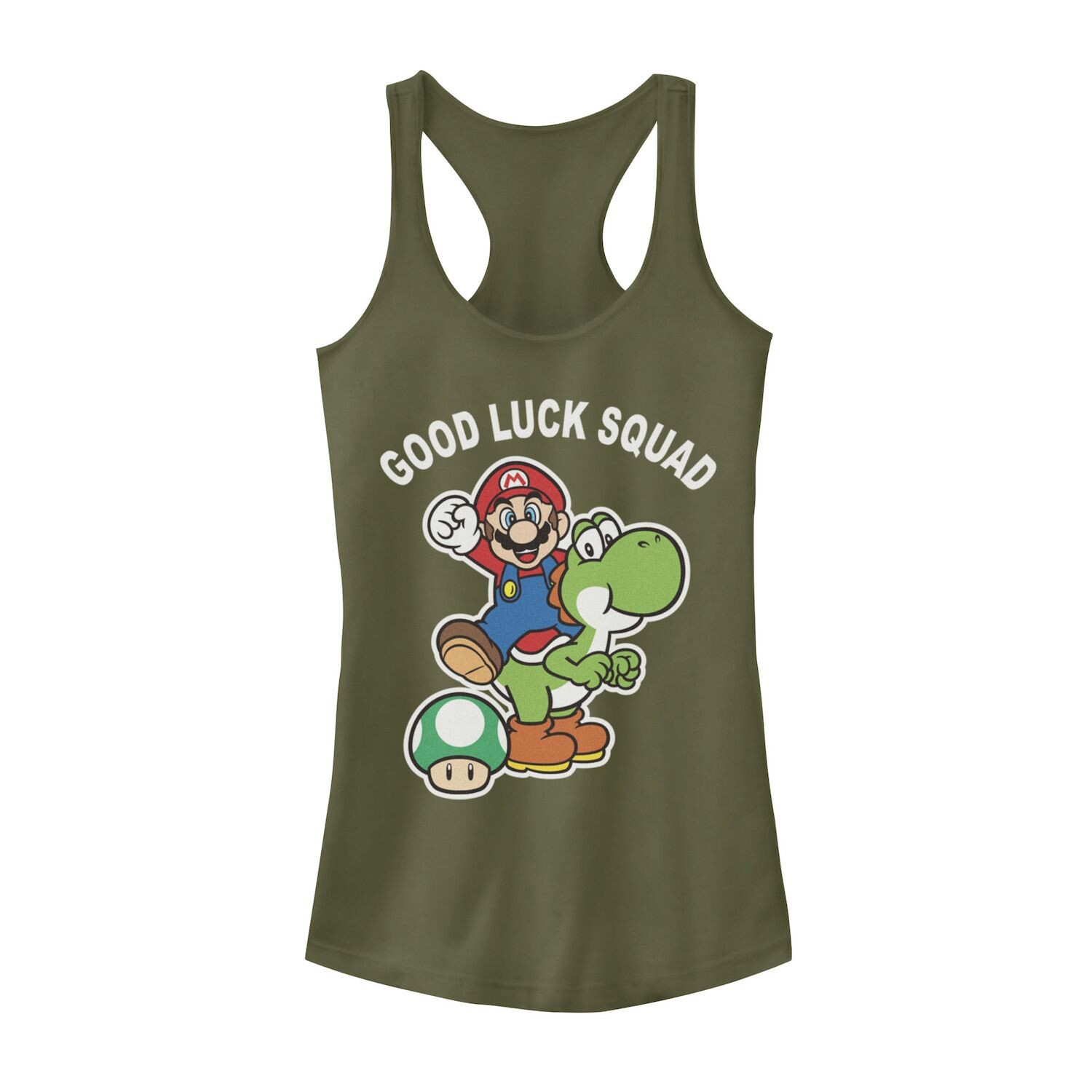

Детская майка с портретом Nintendo Super Mario Good Luck Squad, групповой снимок Licensed Character