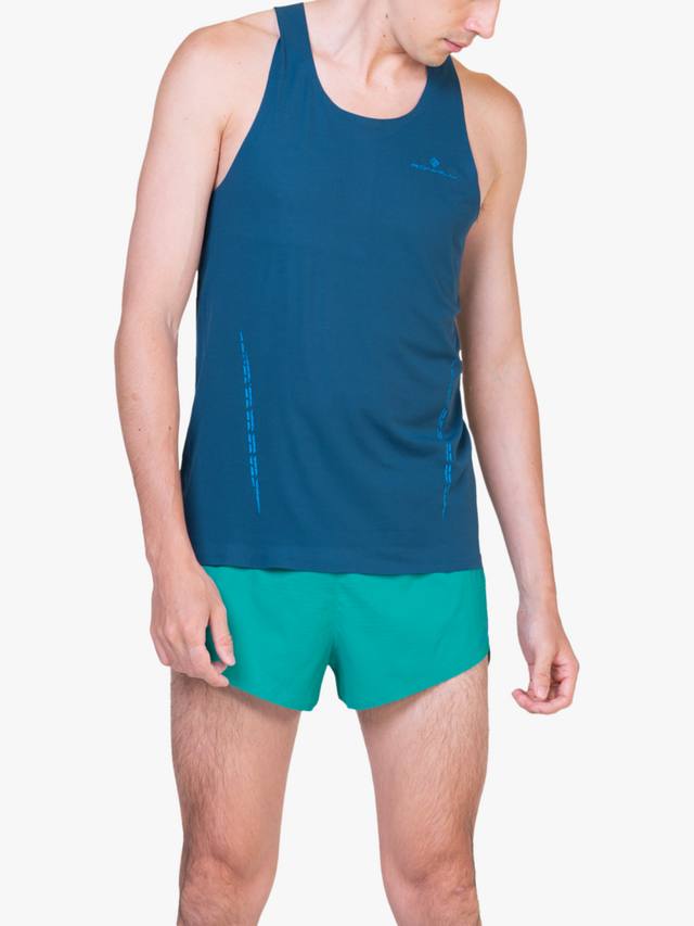 

Мужской жилет для бега Ronhill, цвет Navy/Deep Laguna