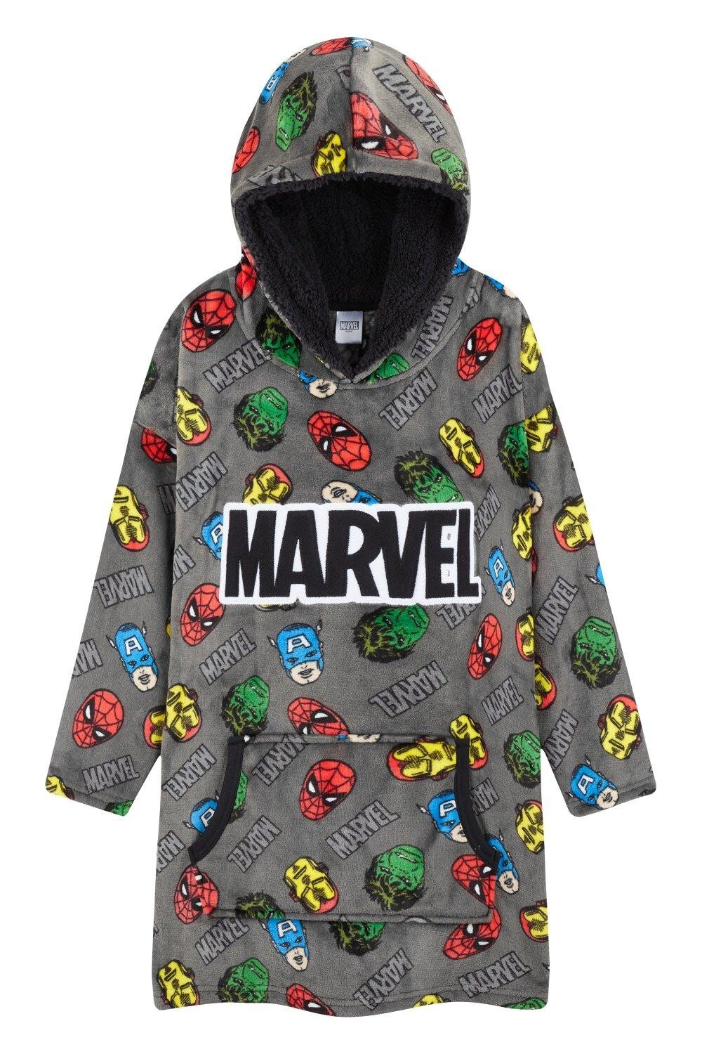 

Объемное пончо с капюшоном Avengers Marvel, мультиколор