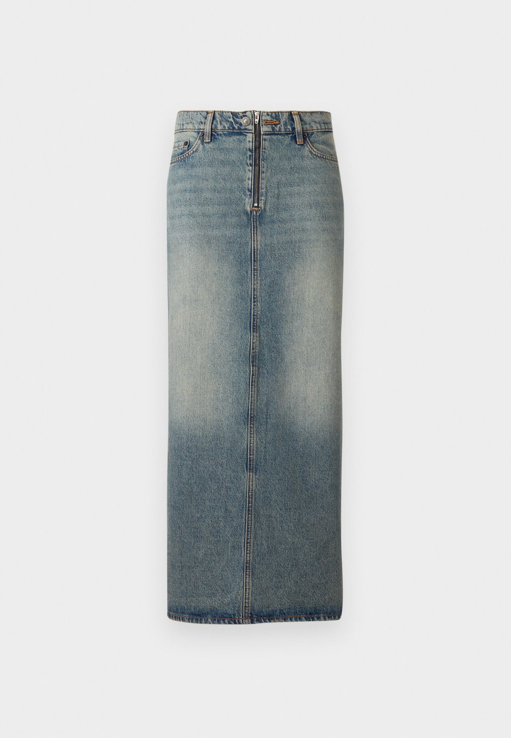 

Юбка из денима ONLBAXTER ZIP MAXI SKIRT ONLY, синий деним