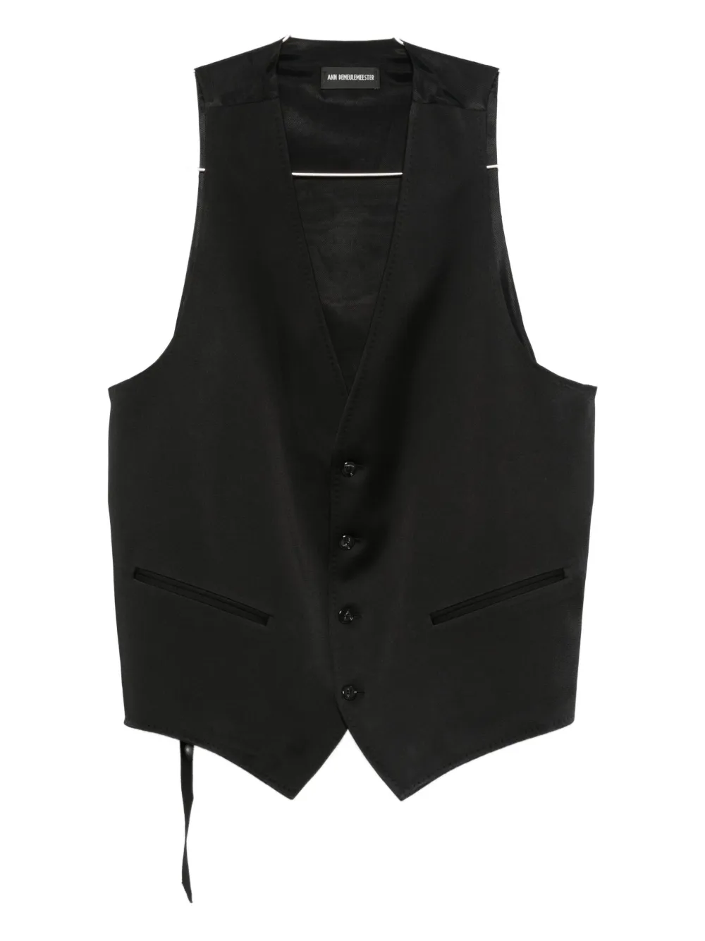 

Жилет на пуговицах Ann Demeulemeester, черный