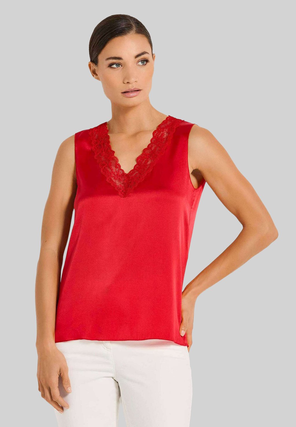 

Футболка с принтом STRICKKLEID - Blouse MADELEINE, красный