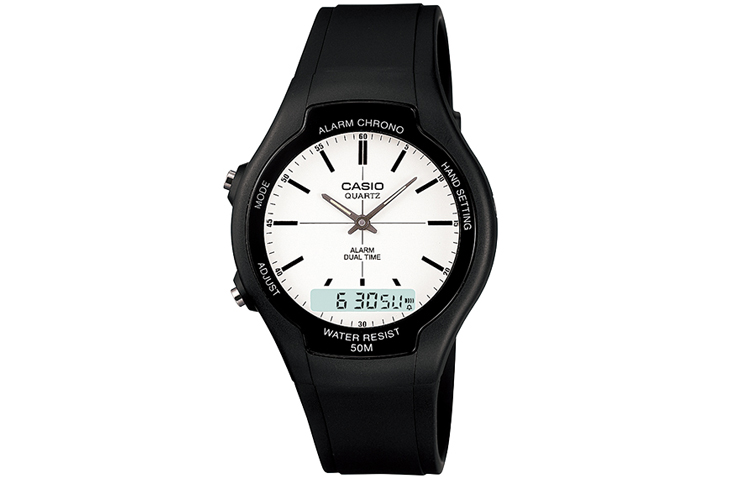 

CASIO Часы Men YOUTH White Watch AW-90H-7E