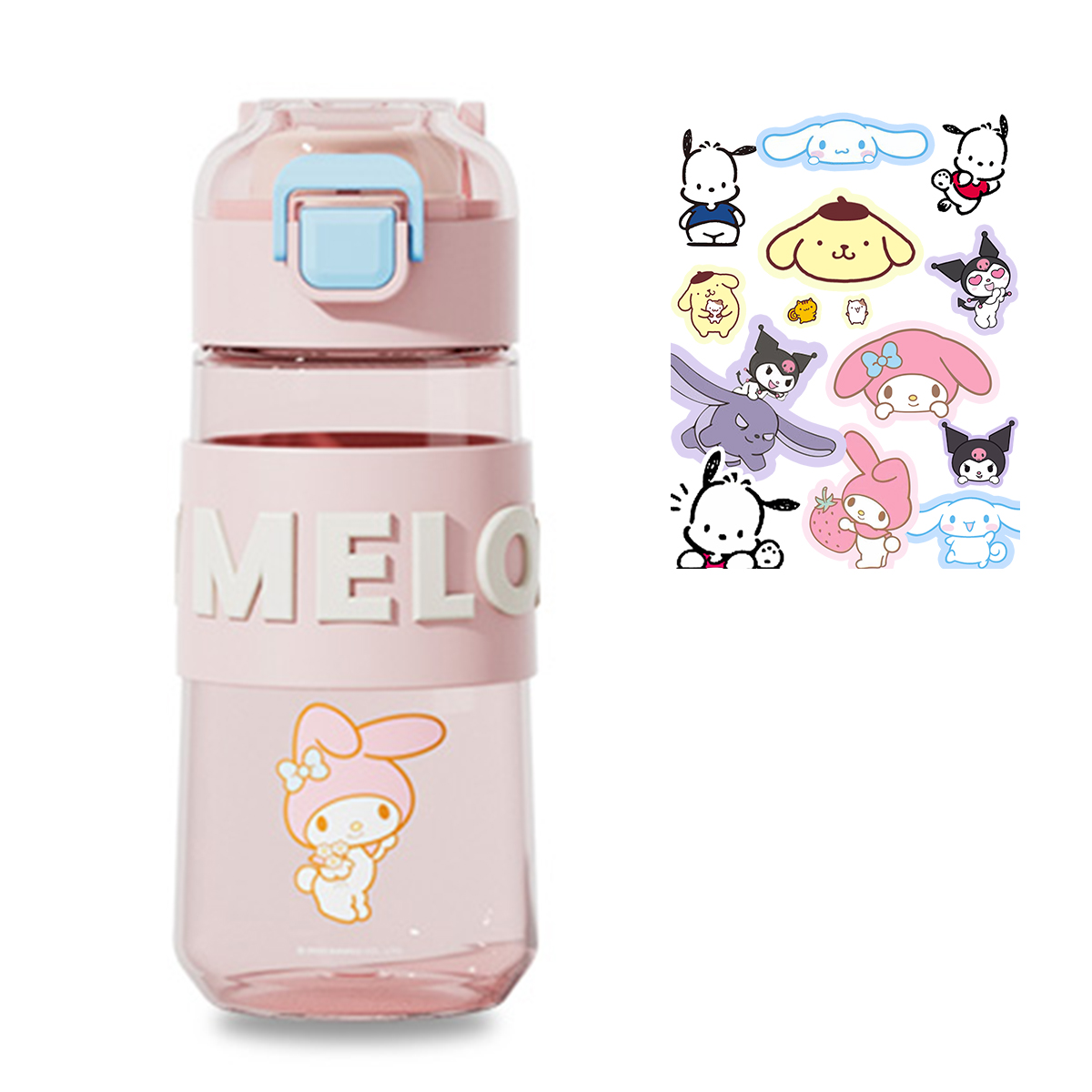

Пластиковые стаканы для воды 490ml/620ml Sanrio, розовый