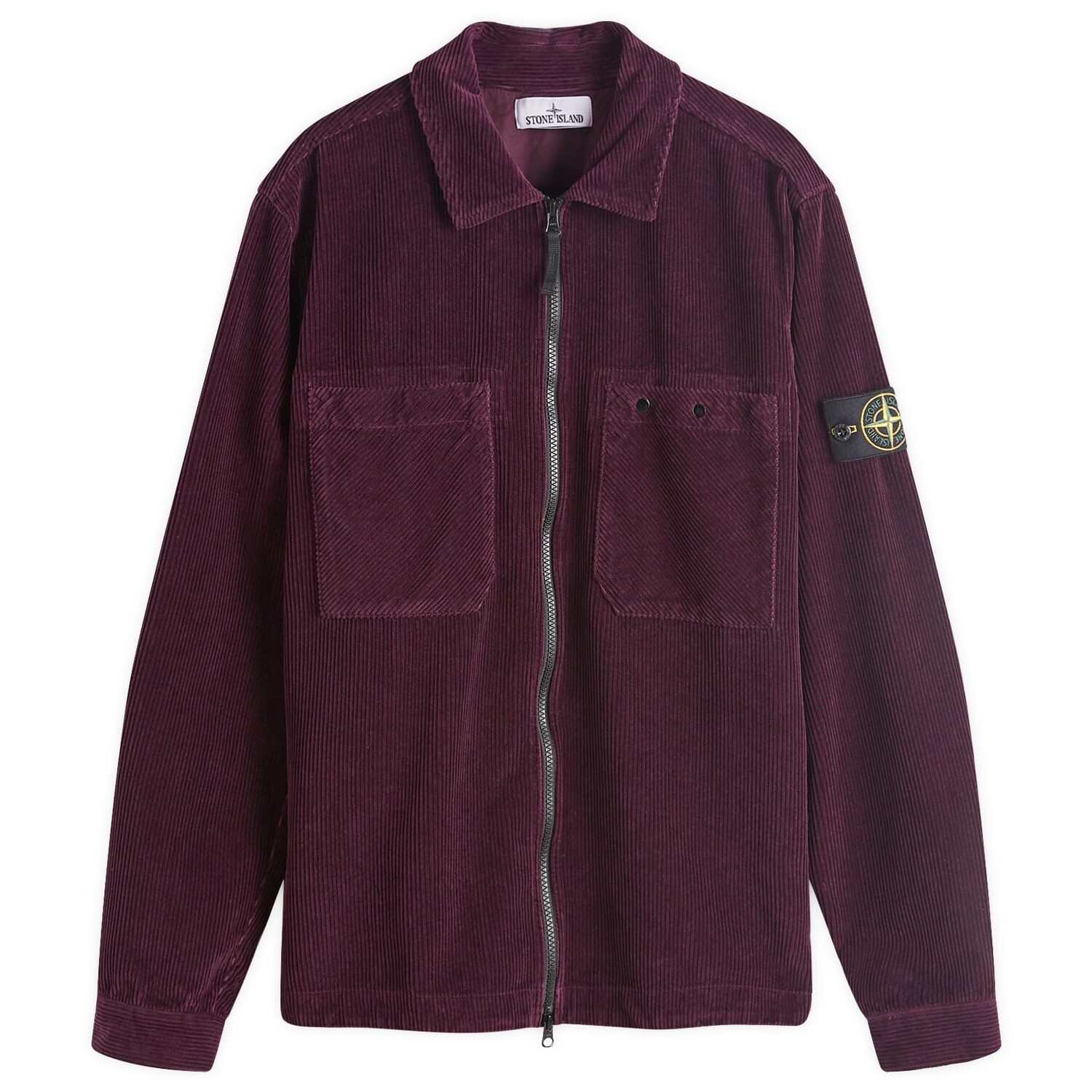 

Рубашка Stone Island Corduroy Overshirt, цвет Dark Burgundy