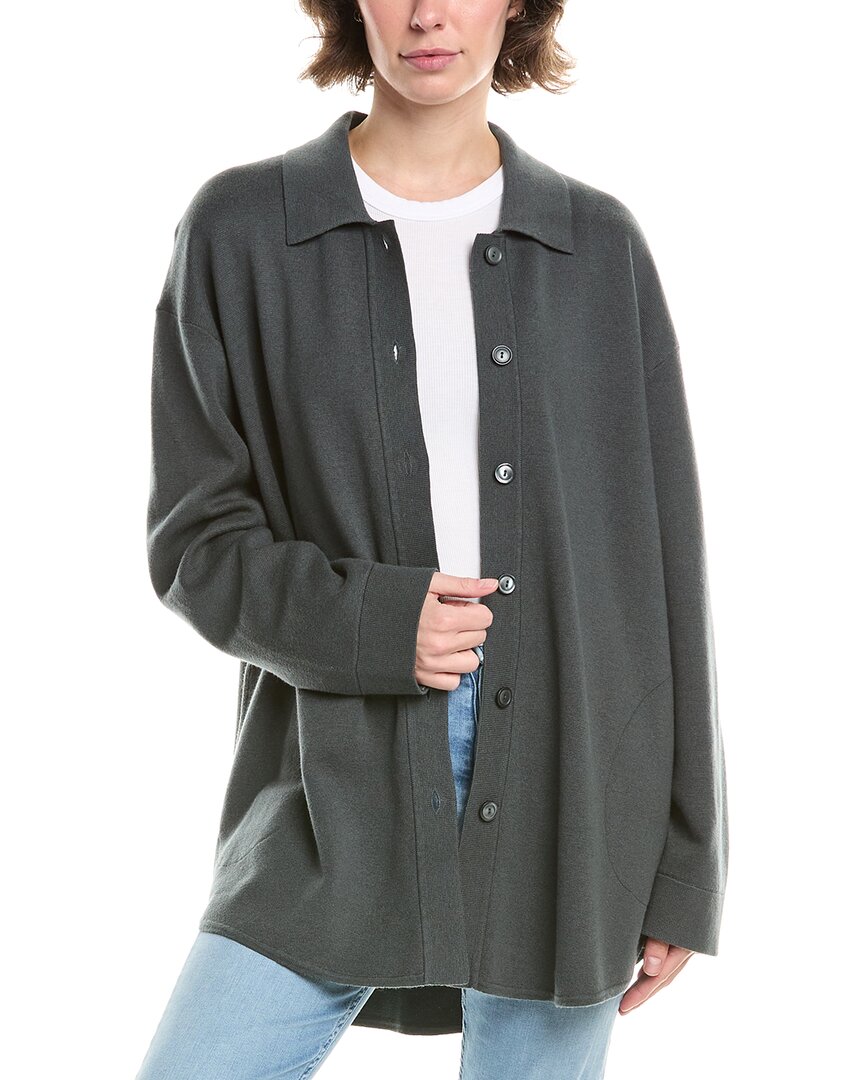 

Куртка из смеси кашемира Forte Cashmere, зеленый