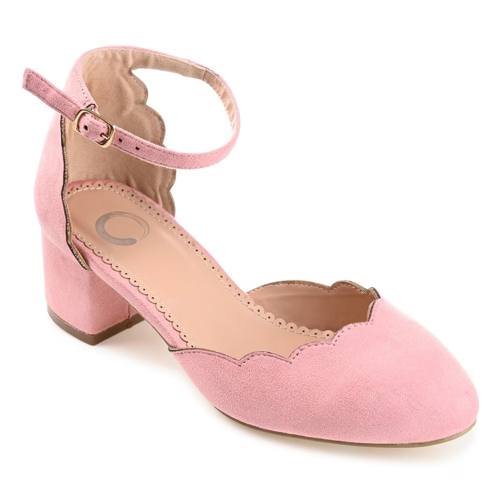 Туфли на широком каблуке Edna Journee, blush synthetic