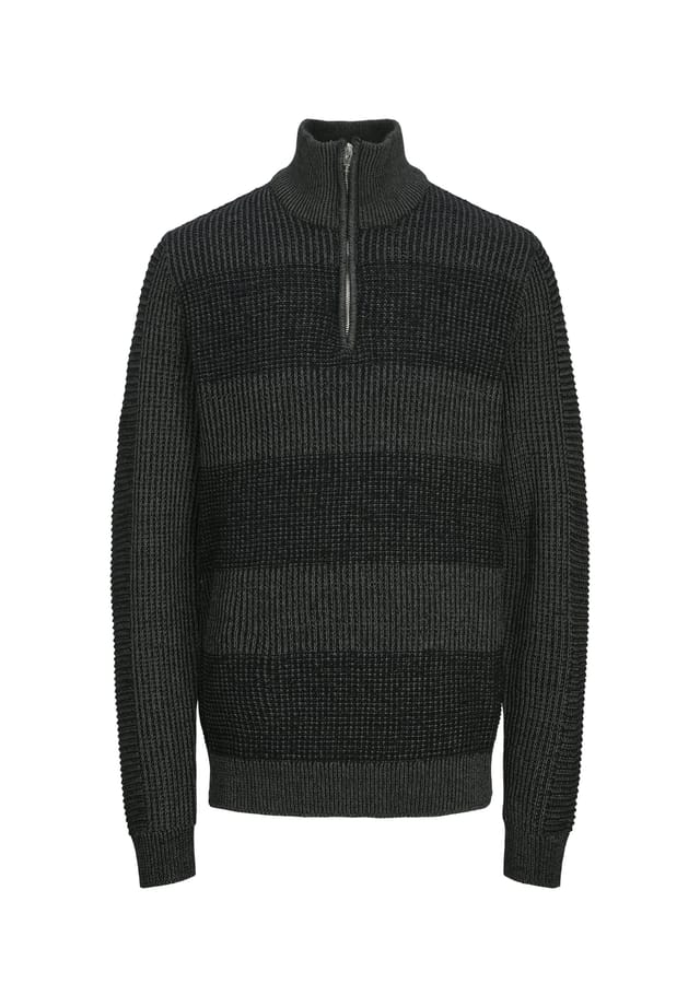 

Вязаный свитер пуловер troyer Jack & Jones, черный
