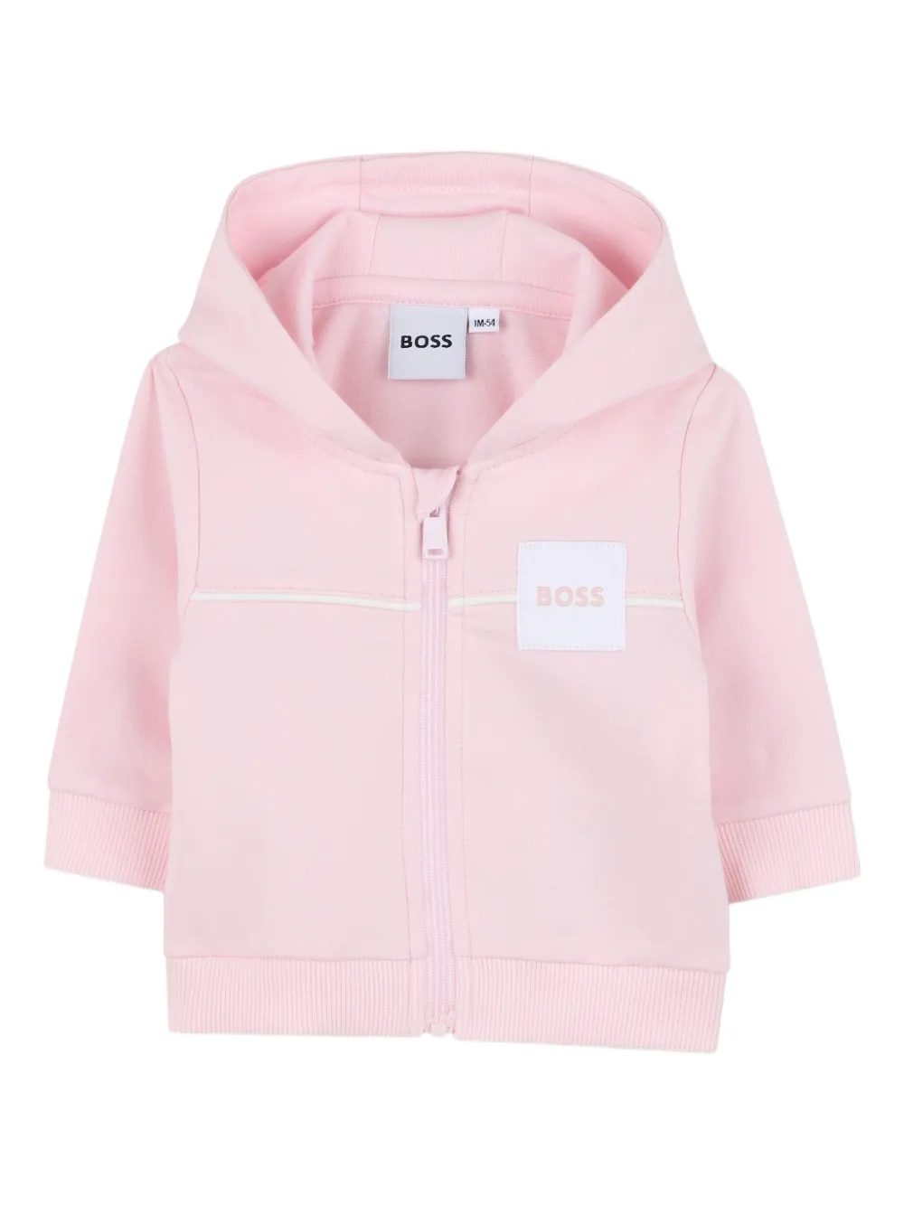 

Спортивный костюм с логотипом BOSS Kidswear, розовый